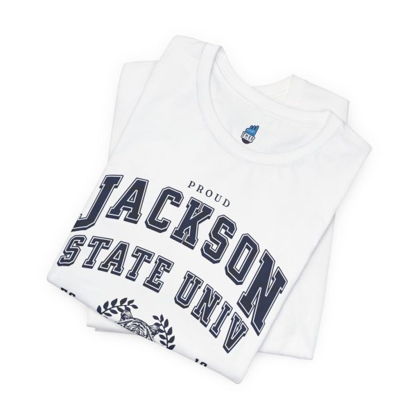 Proud Jackson State Univ Tiger Men's Navy Jersey Short Sleeve Tee