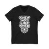 791481434852949873_2048.jpeg They Not Like Thee Tiger White Men's Short Sleeve V-Neck Tee