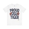 Proud JSU Tiger Mascots Men's Navy Jersey Short Sleeve Tee