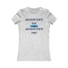 Jackson State This Jackson State That Red Baby Blue Block Women's Favorite Tee