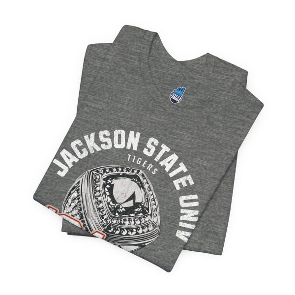 9575910312703885885_2048.jpeg Jackson State Univ HBCU Champions Ring "They Not Like Thee" White Jersey Short Sleeve Tee