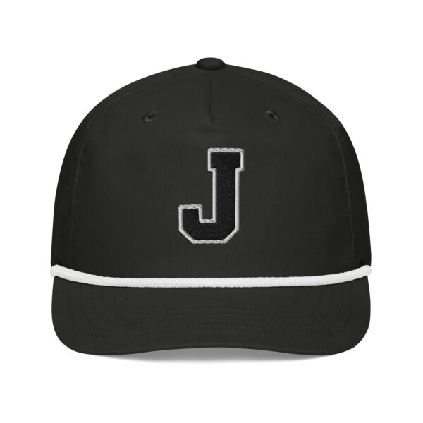 Thee Shirts "J" Navy Embroidered Golf Rope Cap