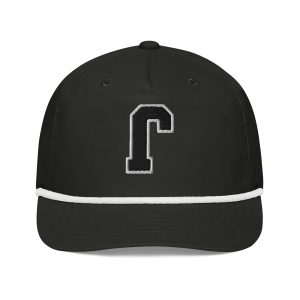 Thee Shirts Backwards "J" Navy Embroidered Golf Rope Cap