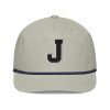 Thee Shirts "J" Navy Embroidered Golf Rope Cap