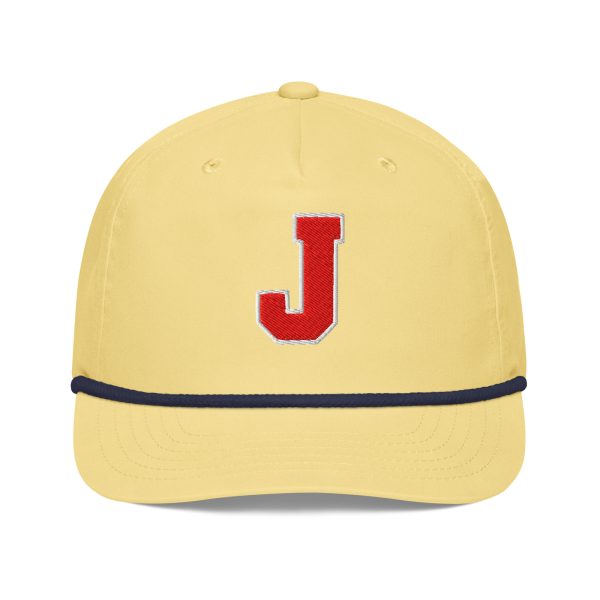 golf-rope-cap-yellow-navy-front-6a3a9a2b76037.jpg Thee Shirts "J" Red Embroidered Golf Rope Cap