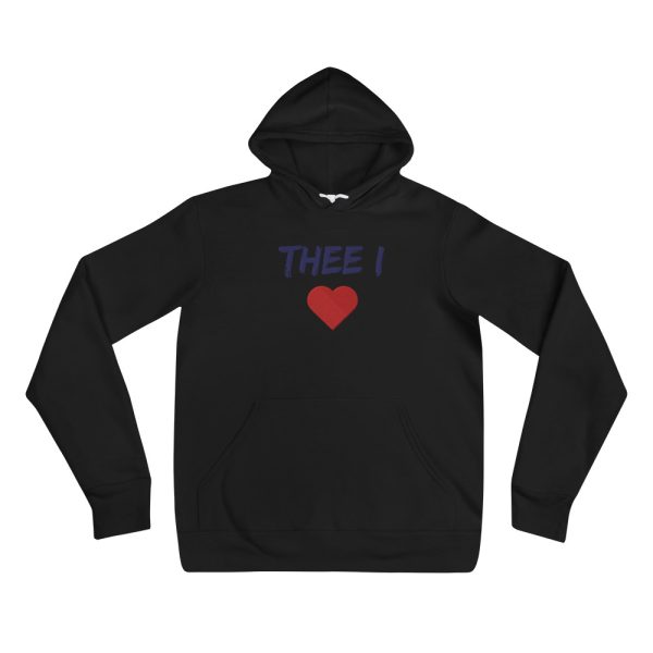 Thee I Heart Embroidered Hoodie