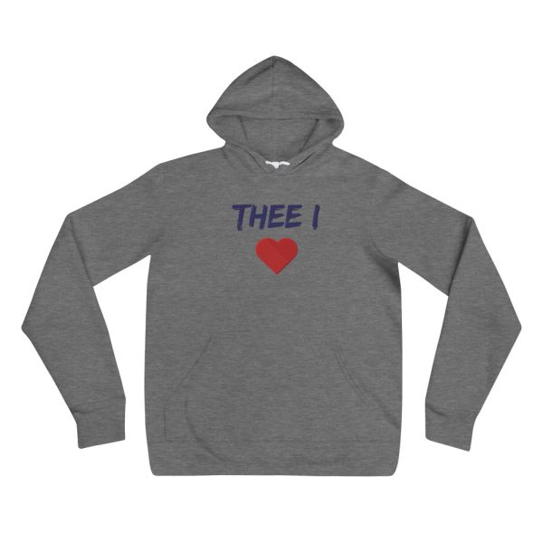 Thee I Heart Embroidered Hoodie