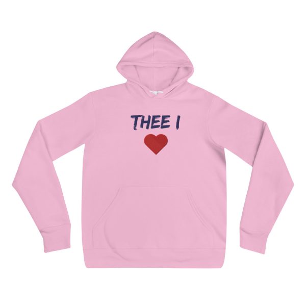 Thee I Heart Embroidered Hoodie