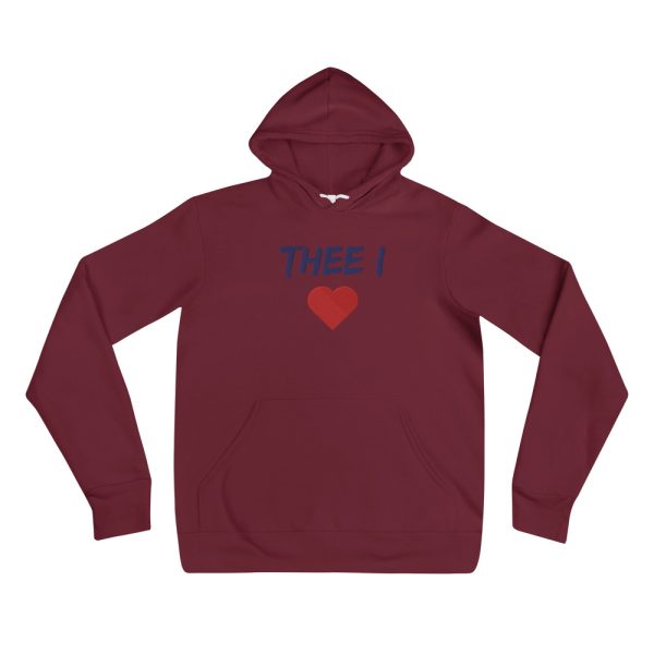 Thee I Heart Embroidered Hoodie