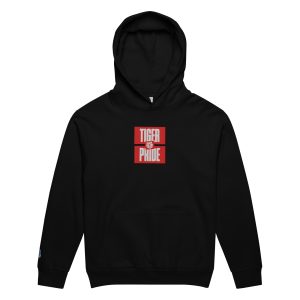unisex-urban-hoodie-black-front-6a3a9a3119dc1.jpg Tiger Pride Embroidered Logo Hoodie