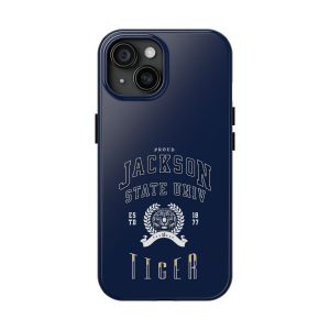Proud Jackson State Univ Tiger White - Navy Case