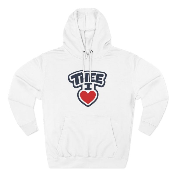 10451688448017723844_2048.jpeg Thee I Heart Women's Block Navy Premium Pullover Hoodie