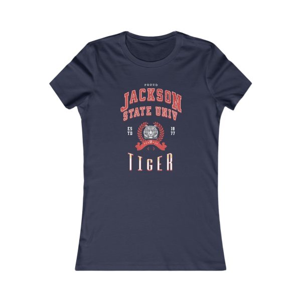 10572805877963210308_2048.jpeg Proud Jackson State Univ Tiger Women's Red Favorite Tee