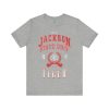 10615843381157292009_2048.jpeg Proud Jackson State Univ Tiger Men's Red Jersey Short Sleeve Tee