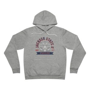 10800435575540042361_2048.jpeg Jackson State Univ #TheeILove Men's Navy Fleece Pullover Hoodie