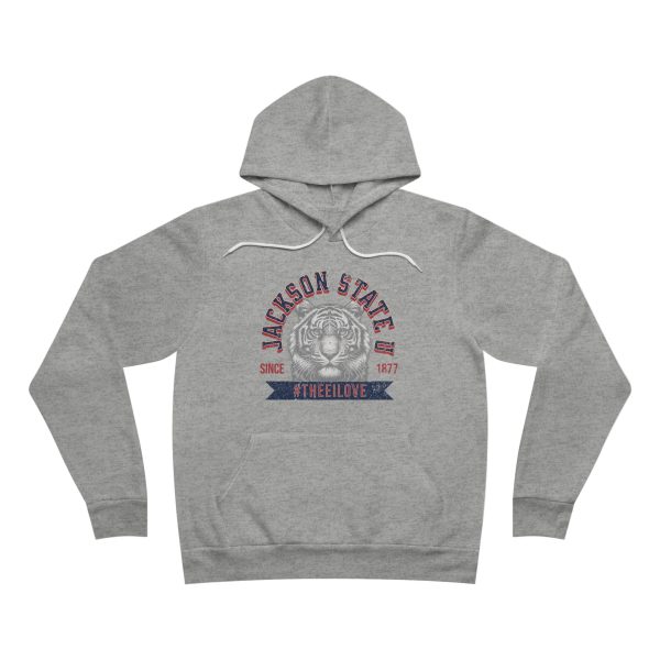 Jackson State Univ #TheeILove Men's Navy Fleece Pullover Hoodie