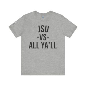 10860413310290026762_2048.jpeg JSU vs All Ya'll Font Jersey Short Sleeve Tee