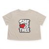 11155458288358205145_2048.jpeg She Heart's Thee White Women's Cropped Tee
