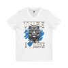 1226099979922244957_2048.jpeg #TheeILove Jackson State U Tigerhead Men's Baby Blue Jersey Short Sleeve V-Neck Tee