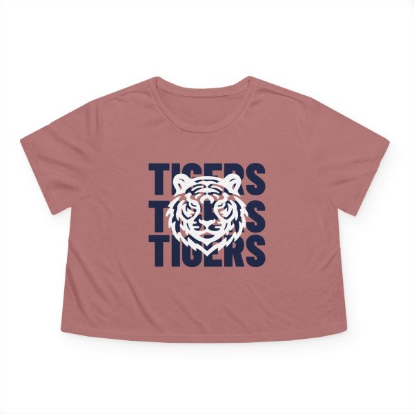 1227387225532457201_2048-1.jpeg Jackson State Univ Tigers 3X Navy Women's Flowy Cropped Tee
