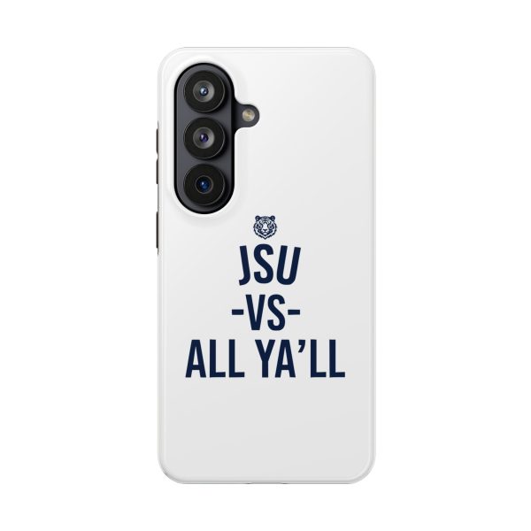 JSU vs All Ya'll Tiger White Navy Cell Phone Case