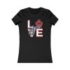 Love Tigers Varsity Women's Black Favorite Tee
