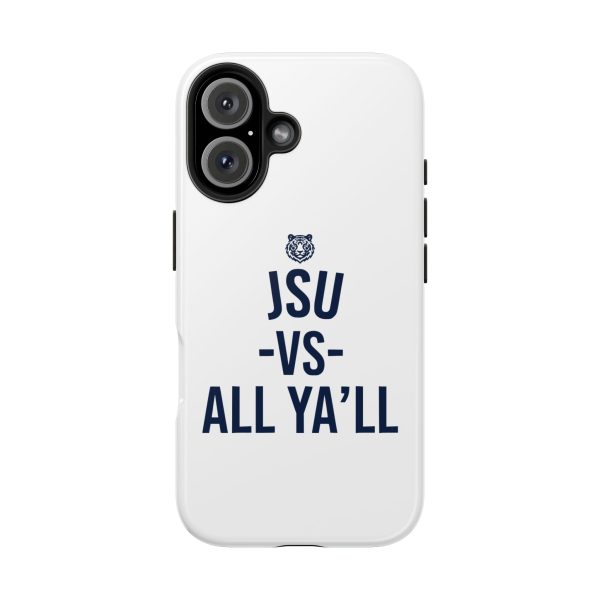 JSU vs All Ya'll Tiger White Navy Cell Phone Case