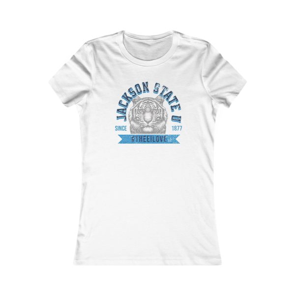 13199598813685480960_2048.jpeg Jackson State Univ #TheeILove Women's Baby Blue Favorite Tee