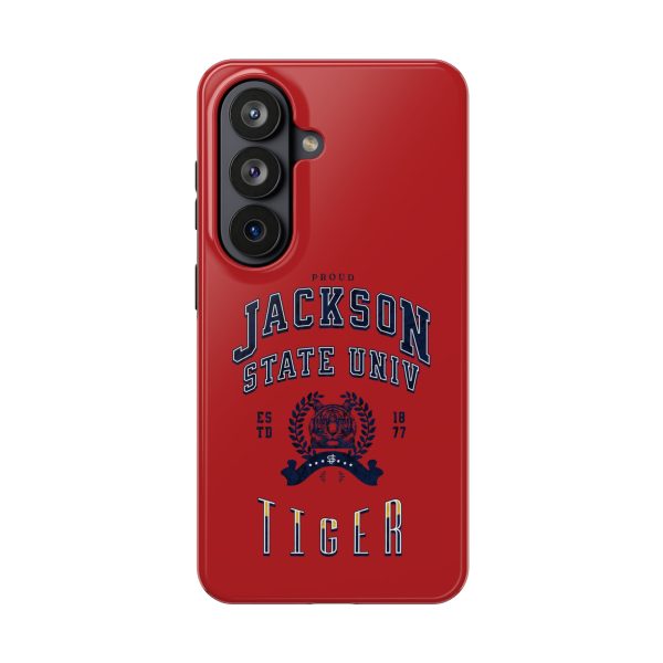 13347954555005614739_4096.jpeg Proud Jackson State Univ Tiger Navy - Red Case