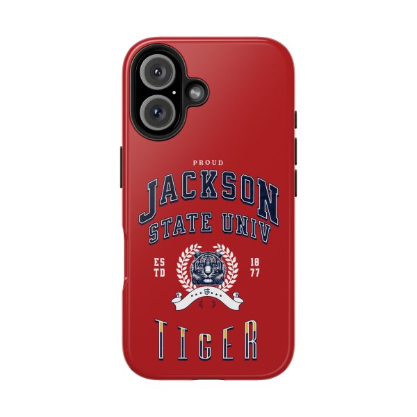 13593739403899539185_4096.jpeg Proud Jackson State Univ Tiger White - Red Case