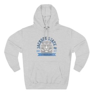 13685012028409851981_2048.jpeg Jackson State Univ #TheeILove Women's Baby Blue Premium Pullover Hoodie