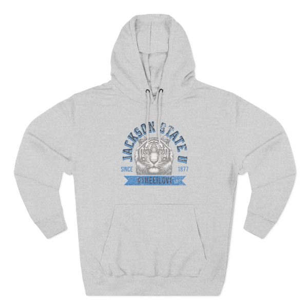 Jackson State Univ #TheeILove Women's Baby Blue Premium Pullover Hoodie