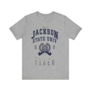 Proud Jackson State Univ Tiger Men's Navy Jersey Short Sleeve Tee
