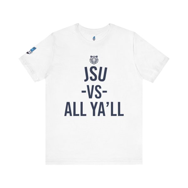JSU vs All Ya'll Navy Tiger Edition Jersey Short Sleeve Tee
