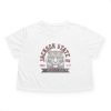 15414037313995651475_2048.jpeg Jackson State Univ #TheeILove Women's Navy Women's Flowy Cropped Tee