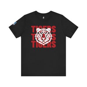15586680711373719369_2048.jpeg Jackson State Univ Tigers 3X Red Jersey Short Sleeve Tee
