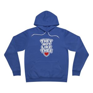 They Not Like Thee White Men's Fleece Pullover Hoodie