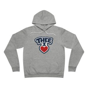15611743083579543417_2048-1.jpeg Thee I Heart Men's Block Navy Fleece Pullover Hoodie