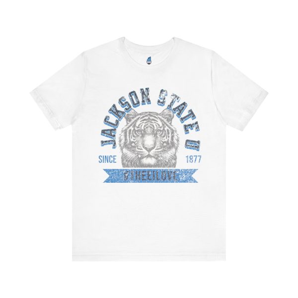 15693626895180594166_2048.jpeg Jackson State Univ #TheeILove Men's Baby Blue Jersey Short Sleeve Tee