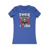 15721031938679851277_2048.jpeg #TheeILove Jackson State U Tigerhead Women's Red Favorite Tee