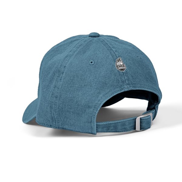 JSU vs Everybody Tiger White Embroidered Denim Dad Cap