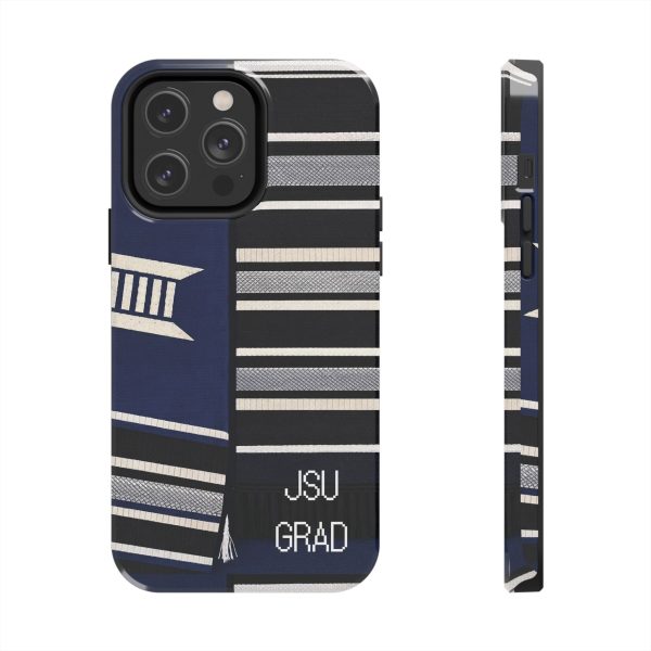 Thee Shirts - JSU Graduation Stole JSU Grad - Navy Phone Case