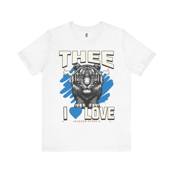 16418038748135557307_2048.jpeg #TheeILove Jackson State U Tigerhead Men's Baby Blue Jersey Short Sleeve Tee