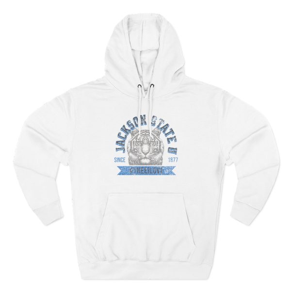 Jackson State Univ #TheeILove Women's Baby Blue Premium Pullover Hoodie
