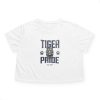 Tiger Pride Tigerhead Navy Women's Flowy Cropped Tee