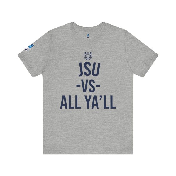 JSU vs All Ya'll Navy Tiger Edition Jersey Short Sleeve Tee