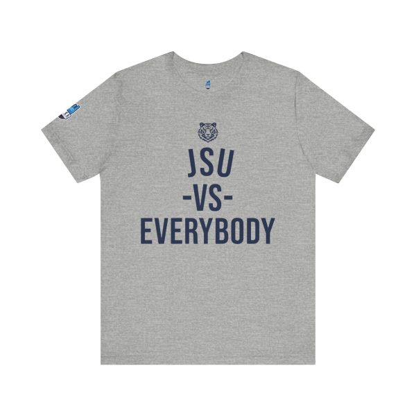 17828990712666713407_2048.jpeg JSU vs Everybody Tiger Edition Jersey Short Sleeve Tee