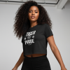 Tiger Pride Tigerhead White Women's Flowy Cropped Tee