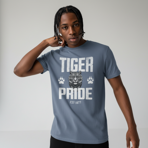 20260812131118-1f1964f4-e0f3-60c6-a25f-c265fc6f58cc.png Tiger Pride Tigerhead Men's Gray Mineral Vintage T-Shirt