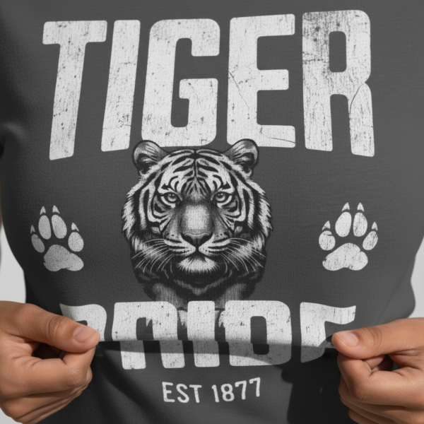 20260812131434-1f1964fc-320a-6d5e-be35-ae1acbd28a5d.png Tiger Pride Tigerhead Women's Gray Mineral Vintage T-Shirt